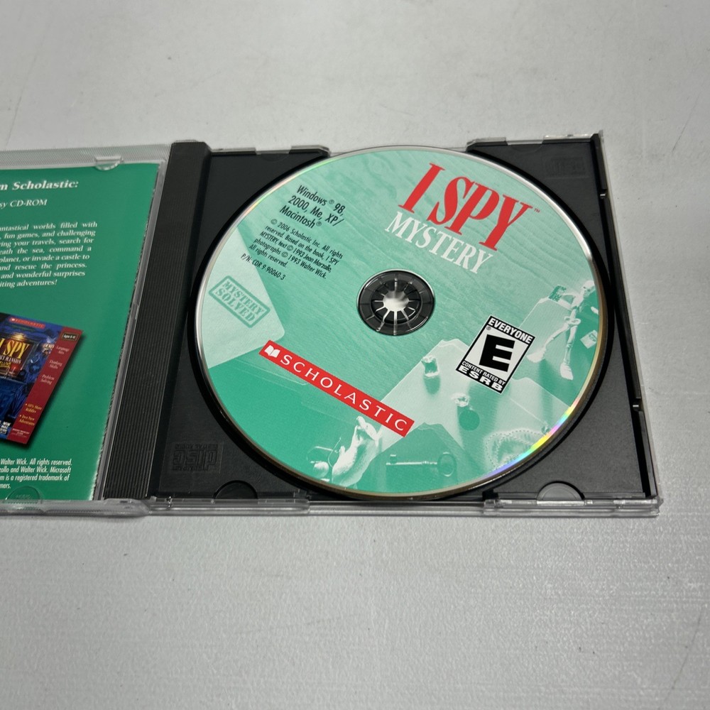 I Spy Mystery PC CD-ROM WIN/MAC 2006 Scholastic