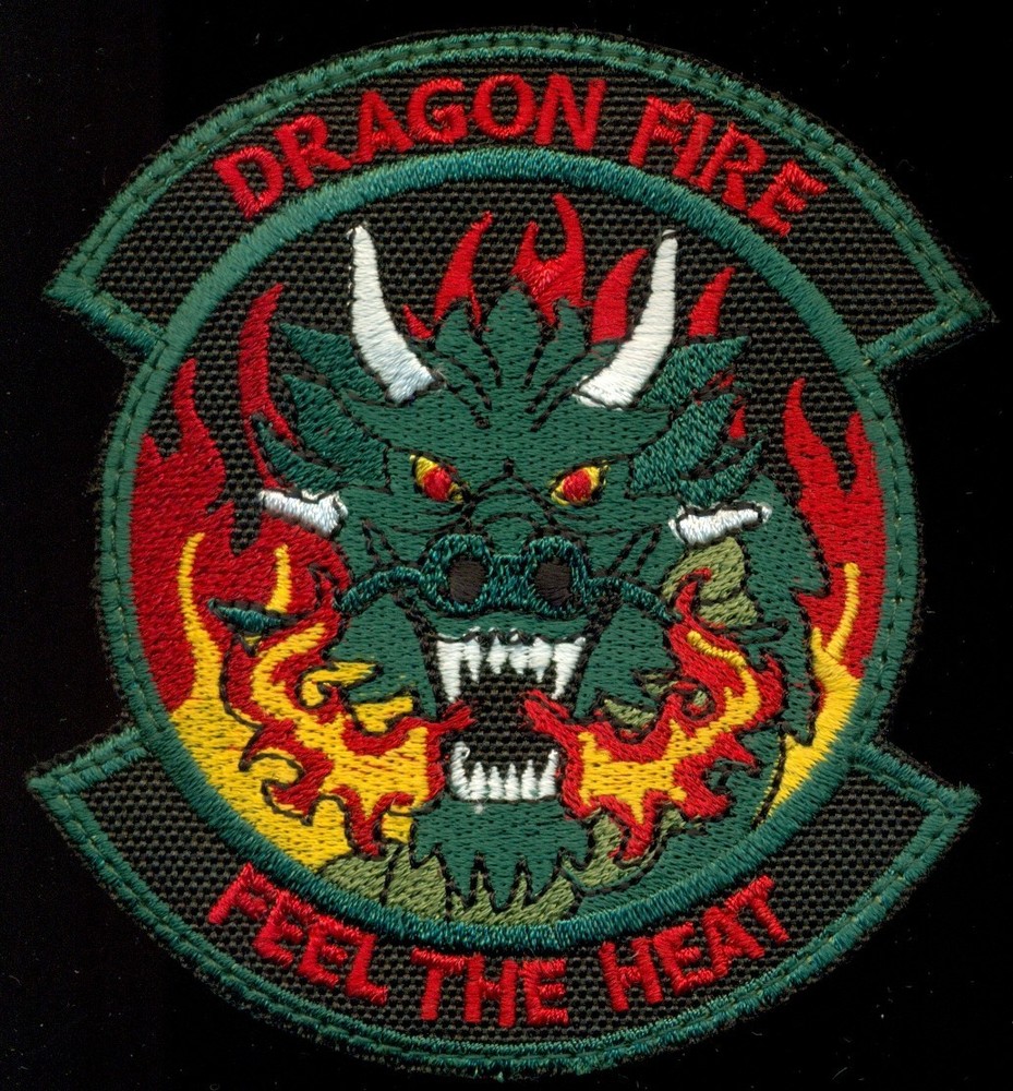 USAF 469th Flying Training Squadron Dragon Fire Patch K-15