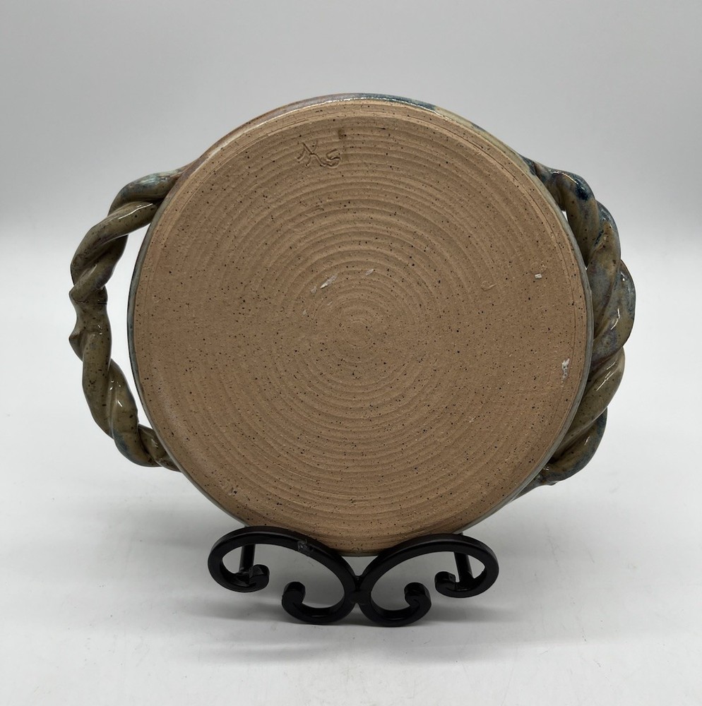 Handmade Pottery Dish With Handles