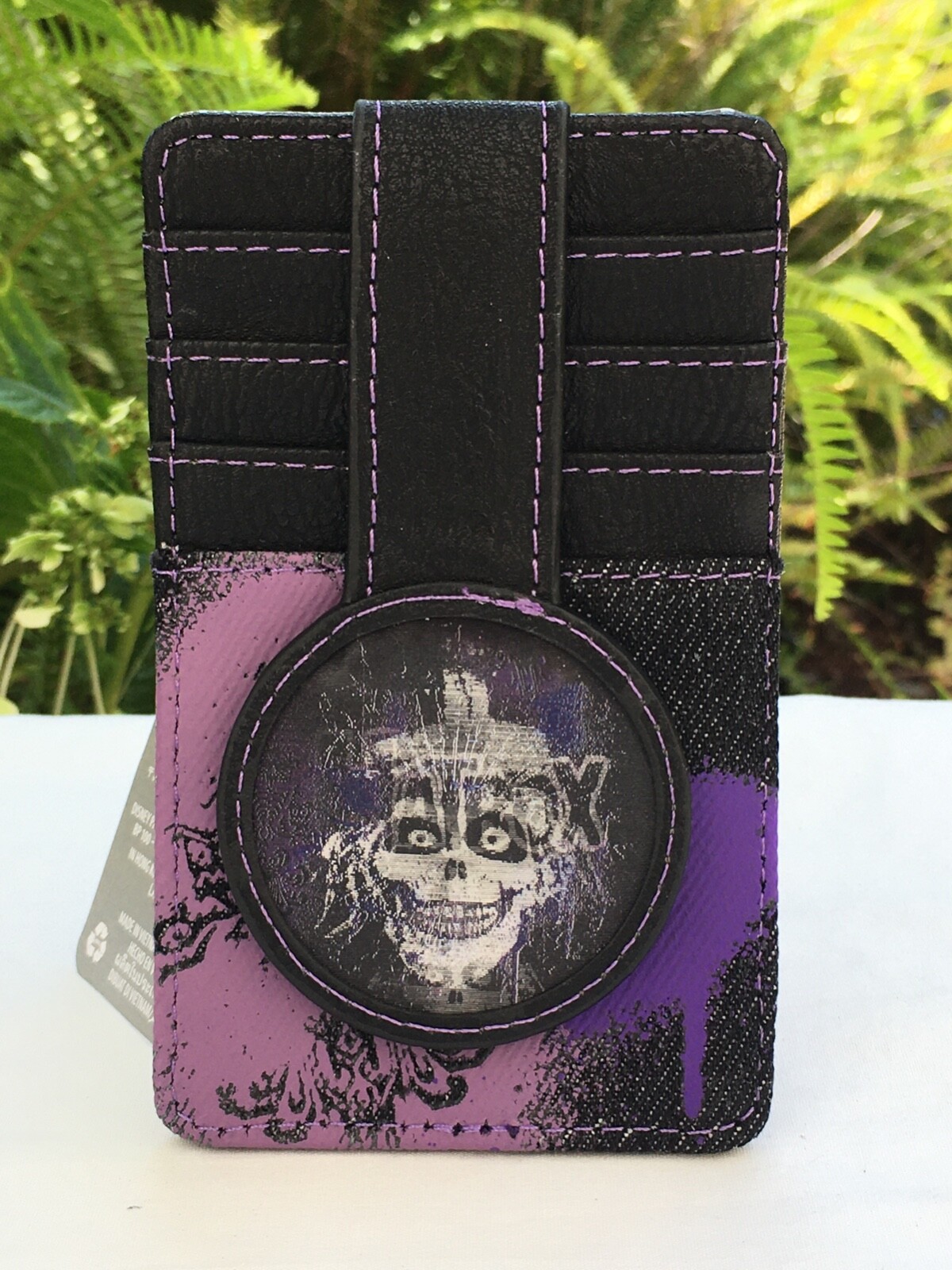 Loungefly Disney Haunted Mansion Hatbox Ghost 4 Slot Cardholder w/ID Window NWT