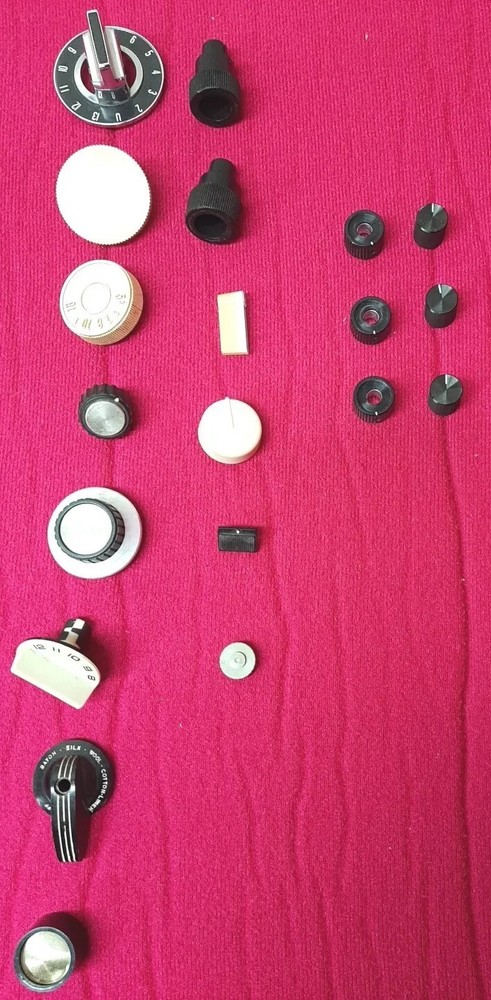Bakelite Plastic Metal Control Knobs - You Choose !!