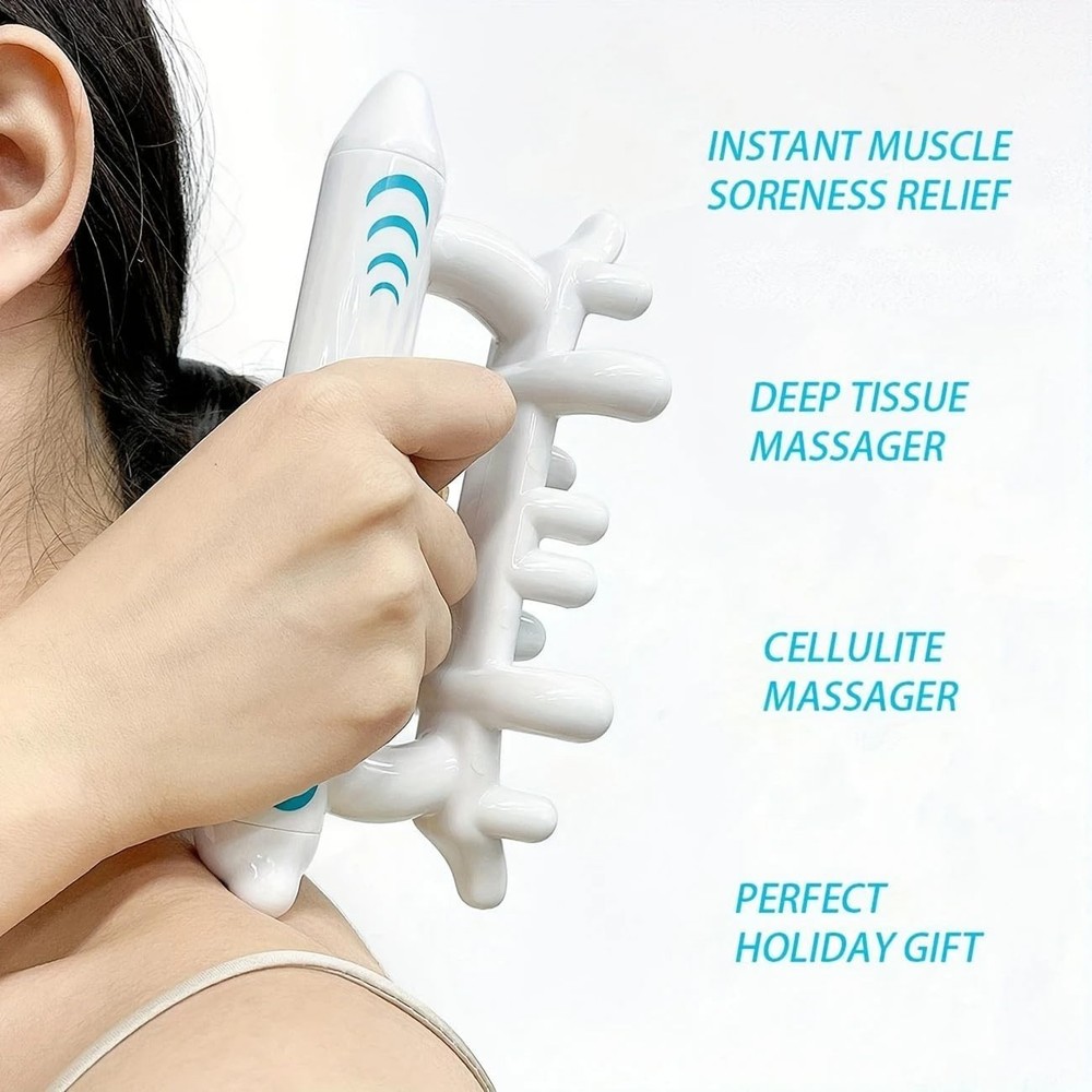 Ergonomic Fascia Massage Roller – Deep Tissue Trigger Point Tool for Cellulite,