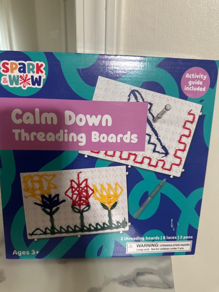 Spark & Wow Calm Down Threading Board Set New condition, never opened.