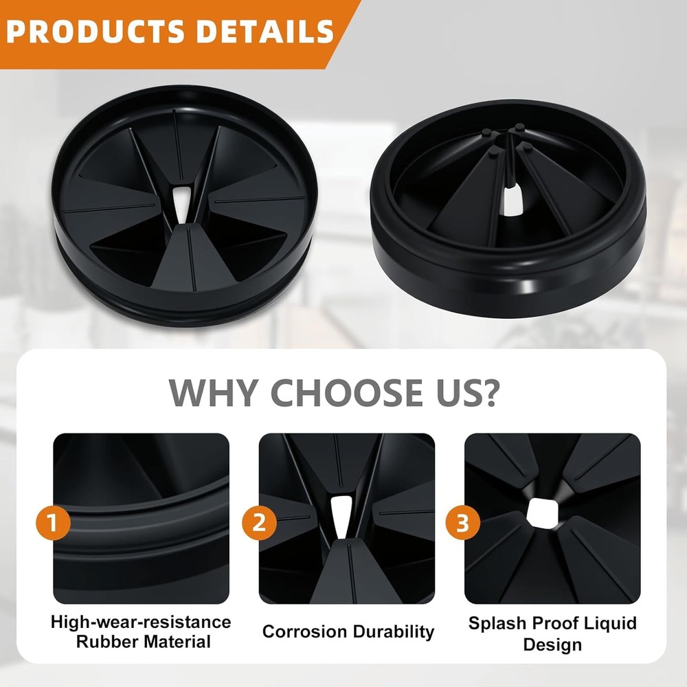 InSinkErator Splash Guard 3 3/8" Rubber