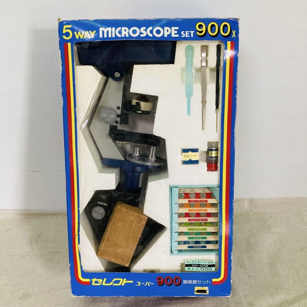 Power confirmed Retro Select Super 900 Microscope Microscope Set Eiko