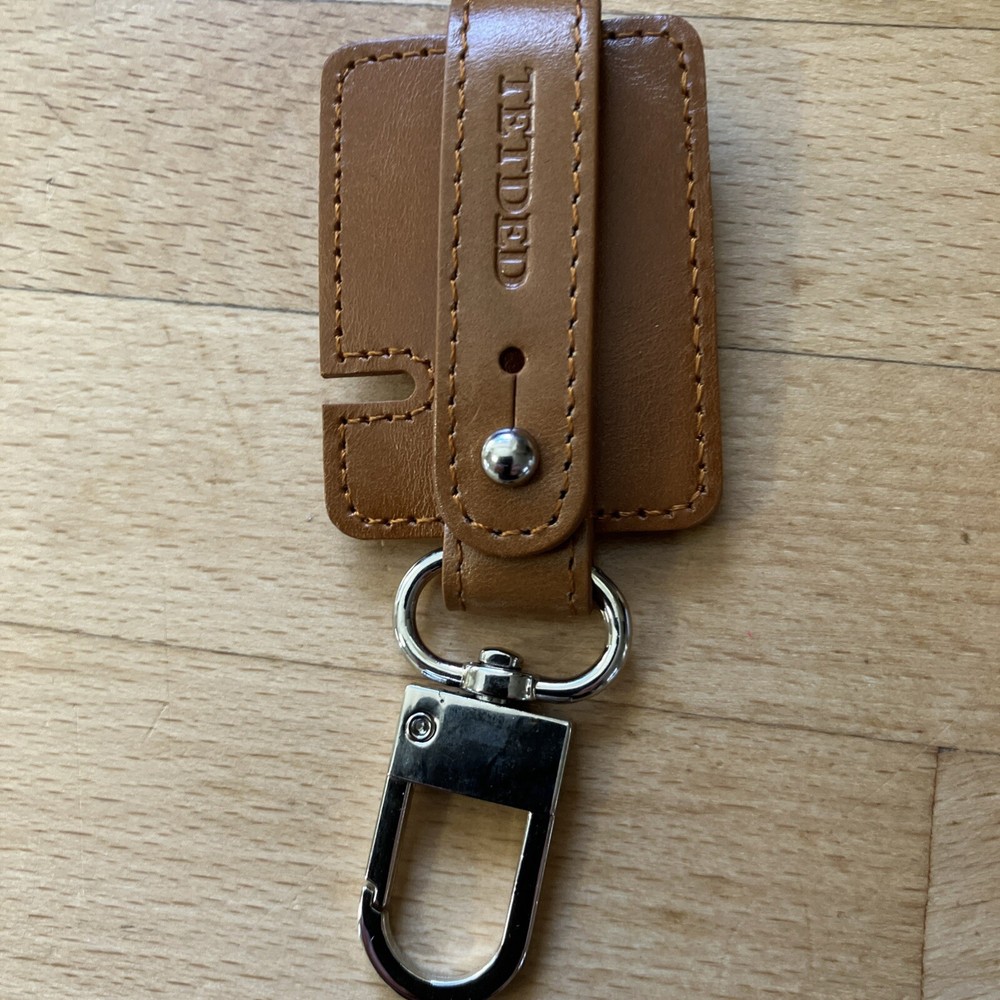 Leather keyring