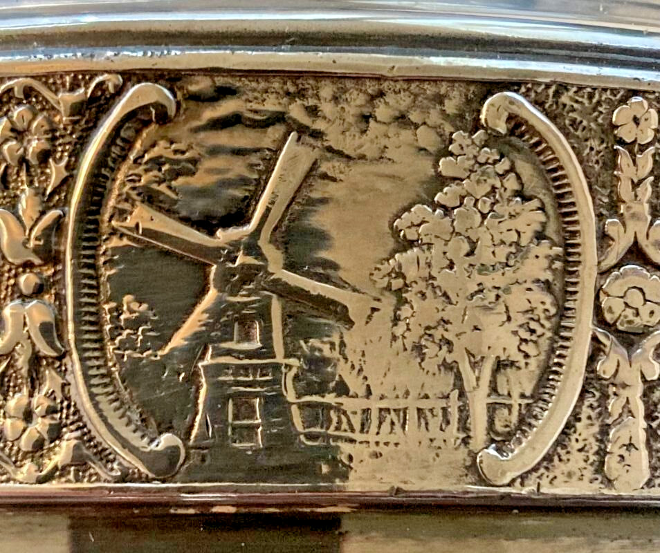 VINTAGE SILVERPLATED PITCHER by Bernard Rice's Sons-Scenes Apollo- Electroplated