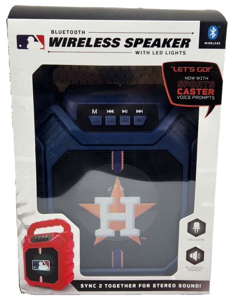 Soar Houston Astros Bluetooth Wireless Speaker LED Lights