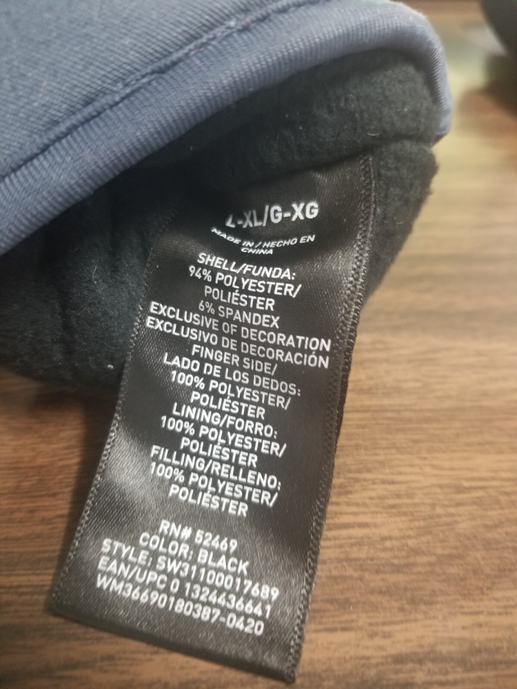 SWISS TECH LADY's 100% POLYESTER LARGE GRAY & BLACK (ONE PAIR)