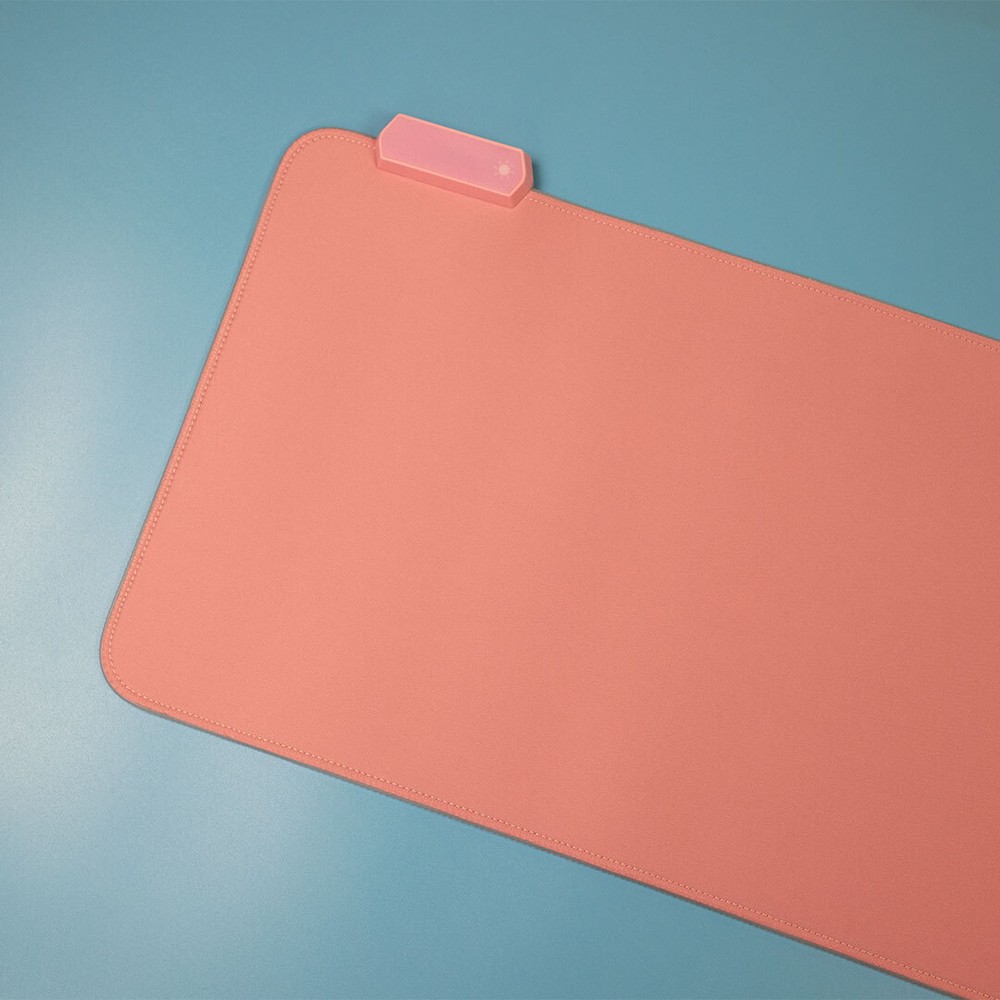 Pink LED Deskmat