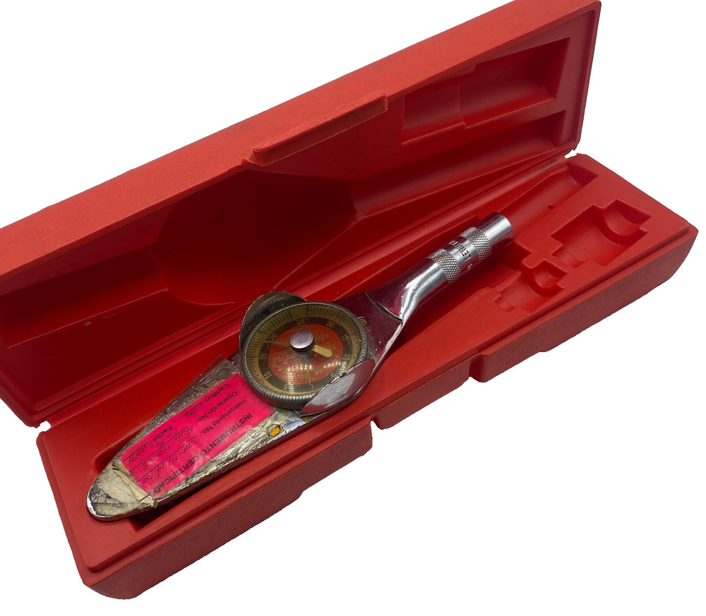 SNAP ON TORQMETER TE25FF0A DIAL DIAL TORQUE WRENCH, EFFECTIVE 8" 203mm 2256 🎯