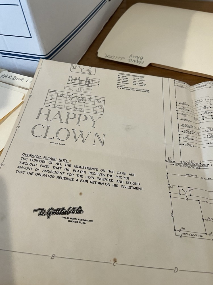 Happy Clown Pinball Schematic