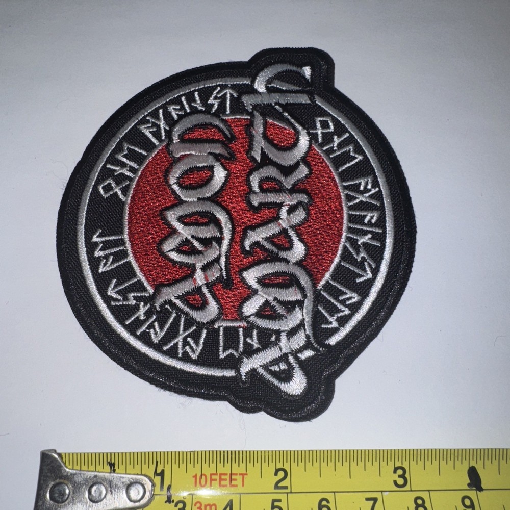 AMON AMARTH RUNES EMBROIDERED PATCH