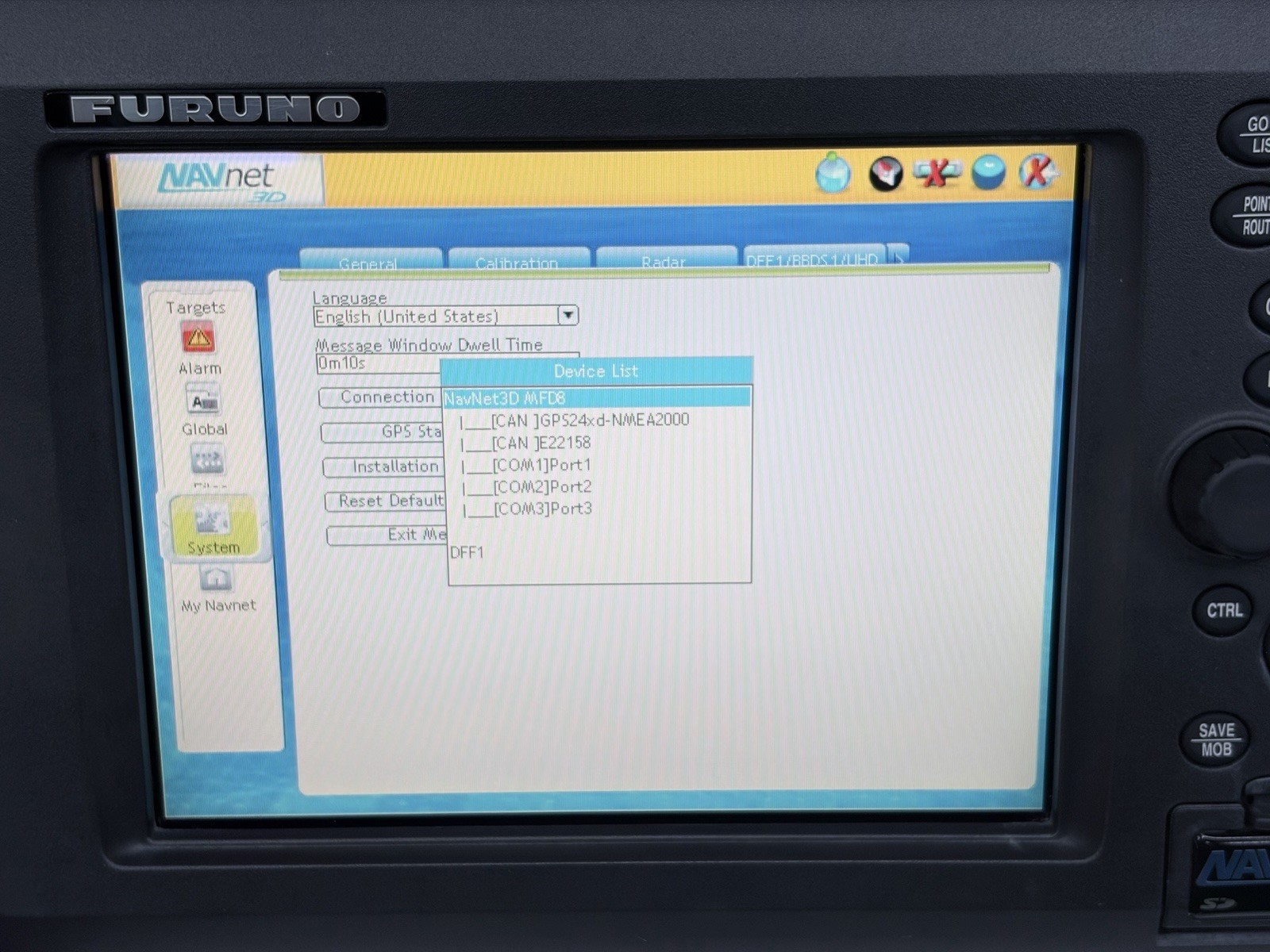 Furuno MFD8 NavNet 3D Chartplotter Multifunction Display - Tested & SW Updated!
