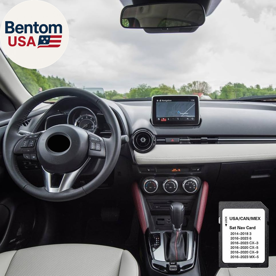 Mazda Navigation SD Card Map USA Canada Mexico CX5 CX9 Mazda3 2014-2023 GPS