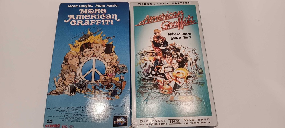 American Graffiti + more American graffiti vhs