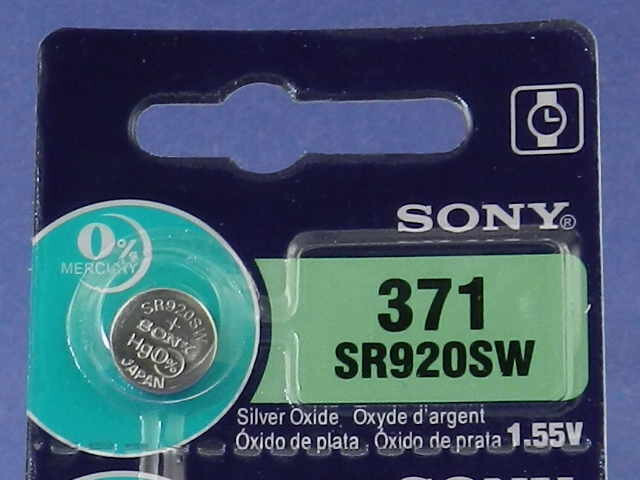 Sony 371 SR920SW Watch Battery 1Pc