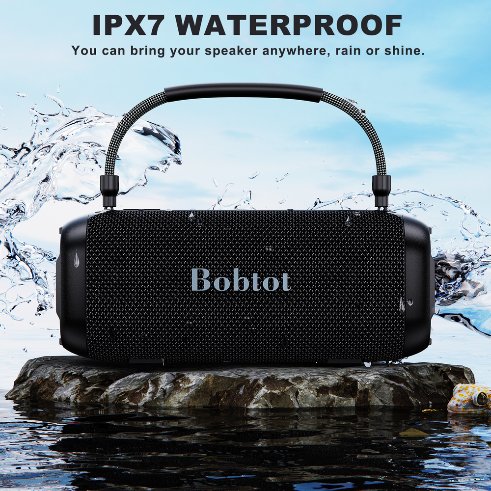 Bluetooth Speaker Portable Karaoke Waterproof Speaker with Wireless Microphone