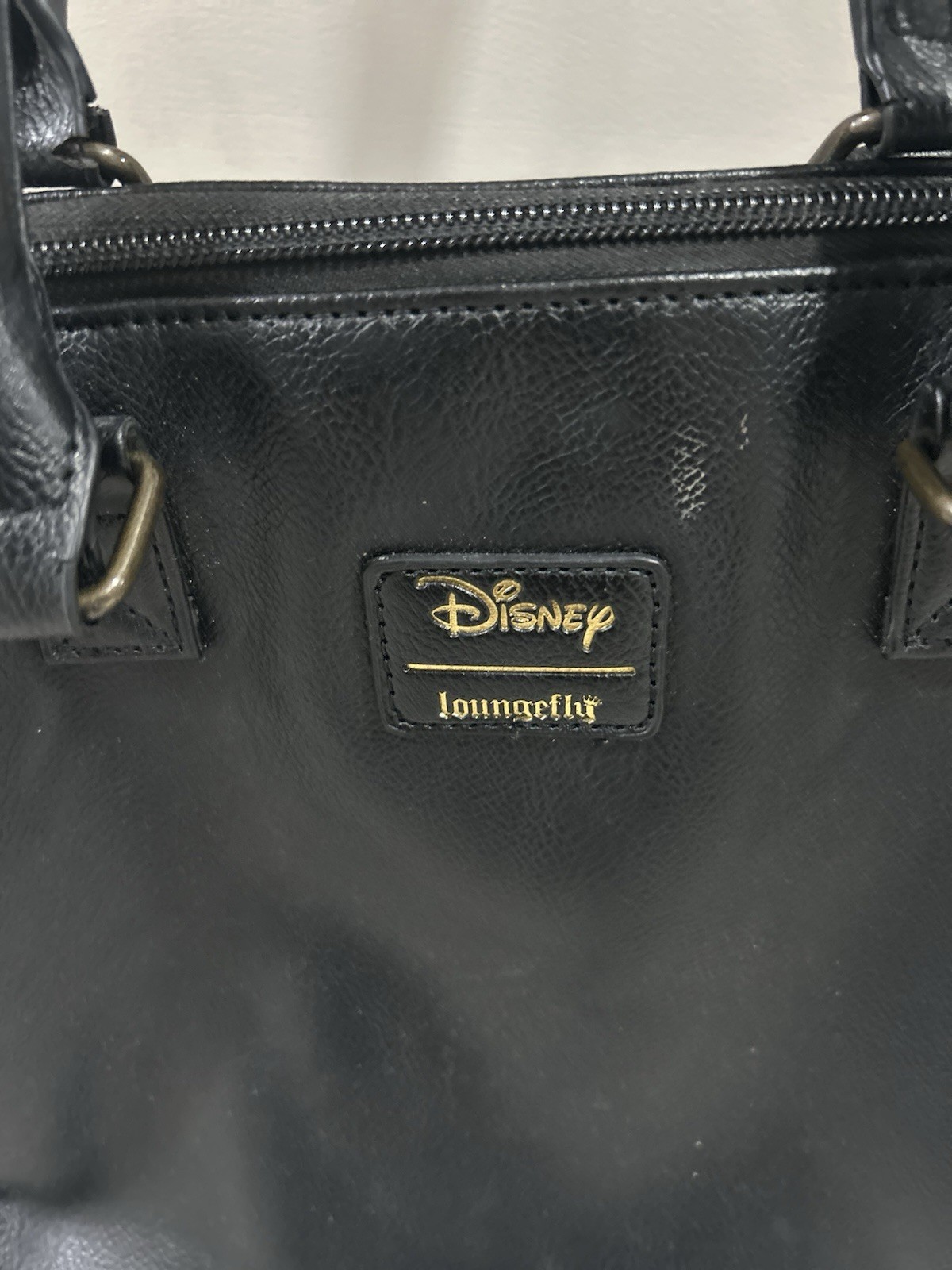 Loungefly Disney Purse Snow White Evil Queen Poison Apple Black Carry Bag