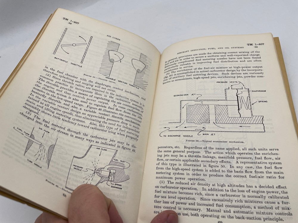 Original World War Two US Technical Manual, Technical Manual 1-407