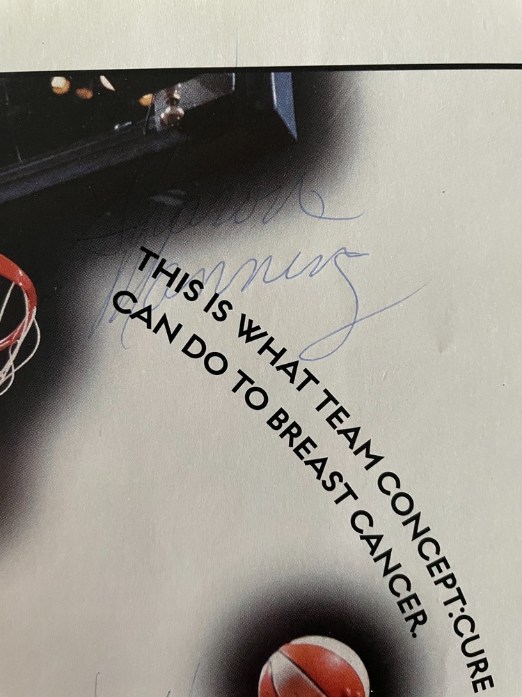 1998 WNBA Program - Sharon Manning & Tia Paschal Auto