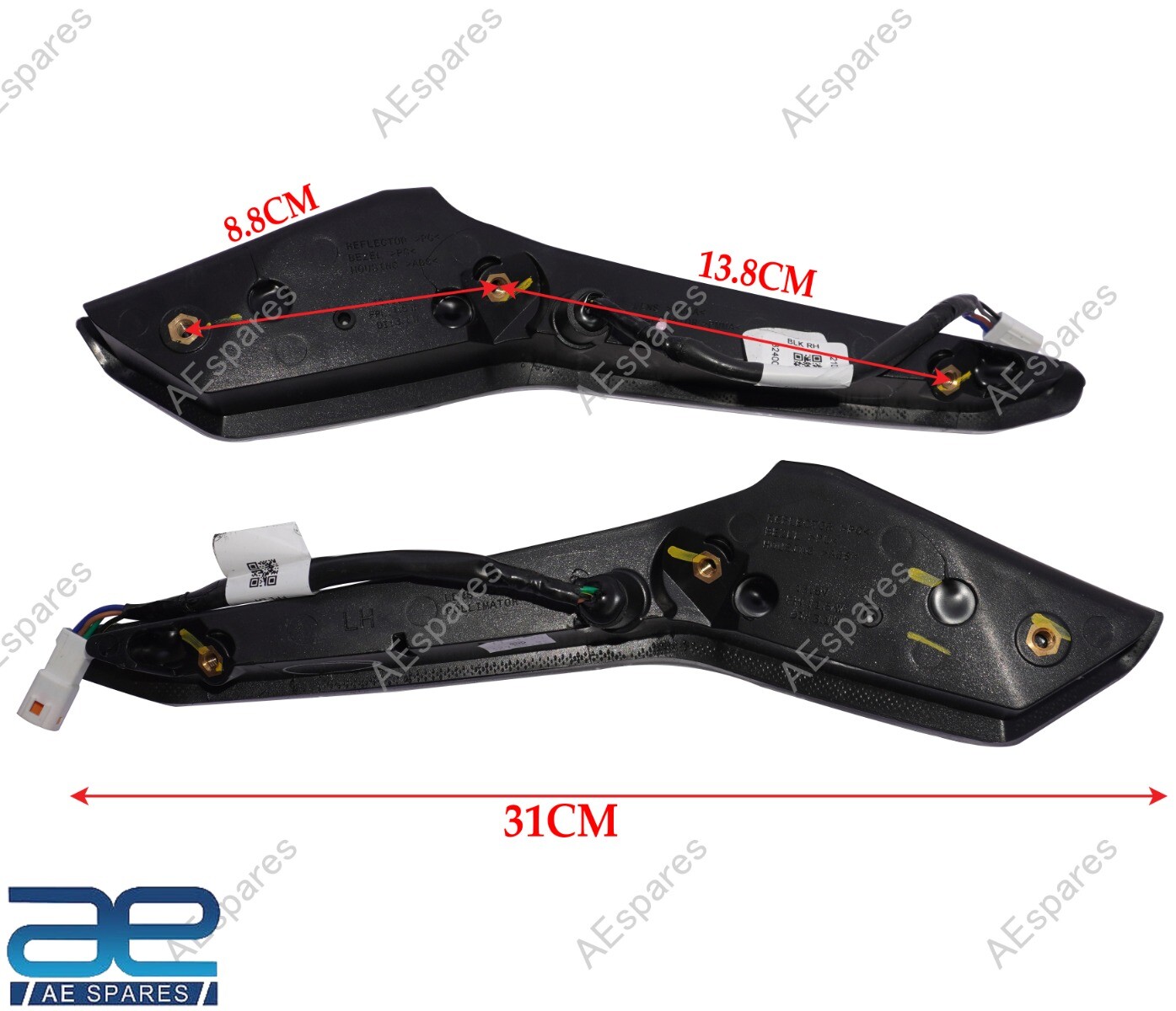 Front Indicator Assembly LH & RH Compatible With KTM RC 200 & 390 2023-On
