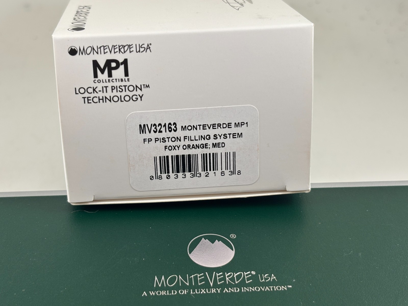 Judd's NEW Monteverde MP1 Lock It Piston Foxy Orange Fountain Pen w/Medium Nib