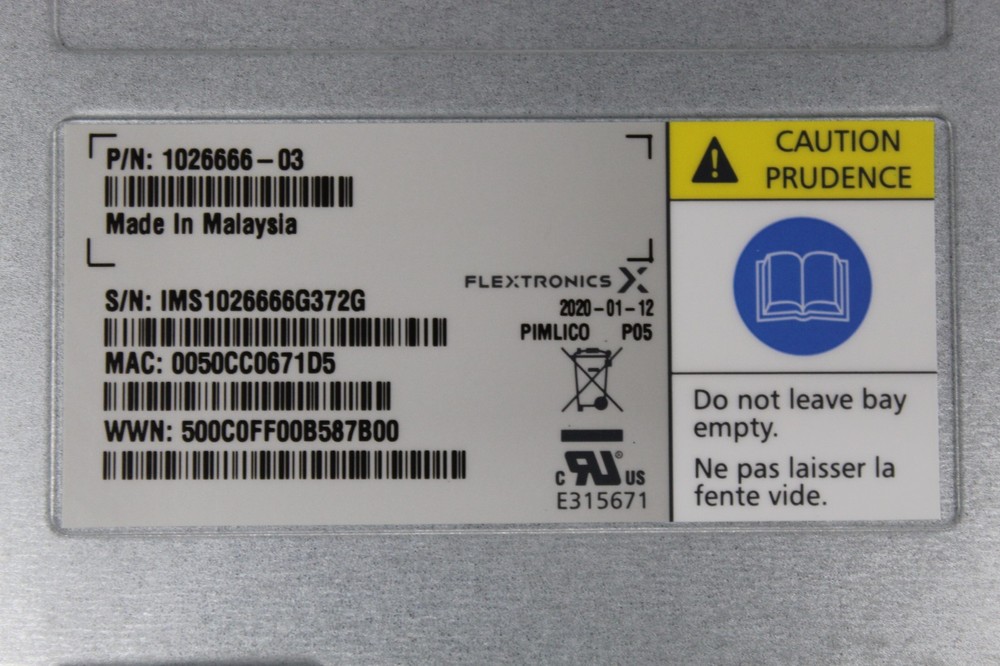 Flextronics 1026666-03 12Gbps SAS EMM Controller Module