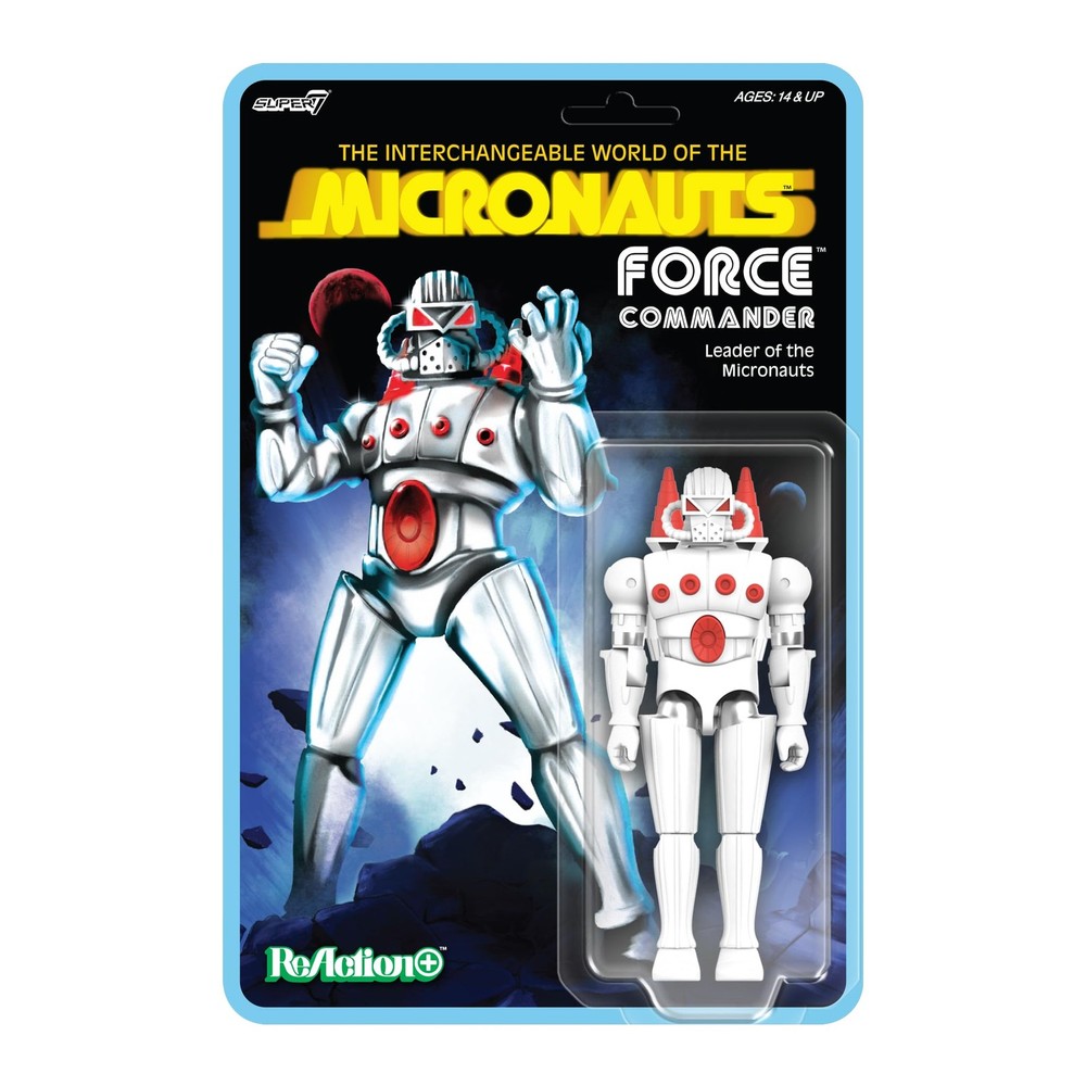 Super7 Reaction+ Micronauts Force Commander - 3.75 inch Scale, Multicolor
