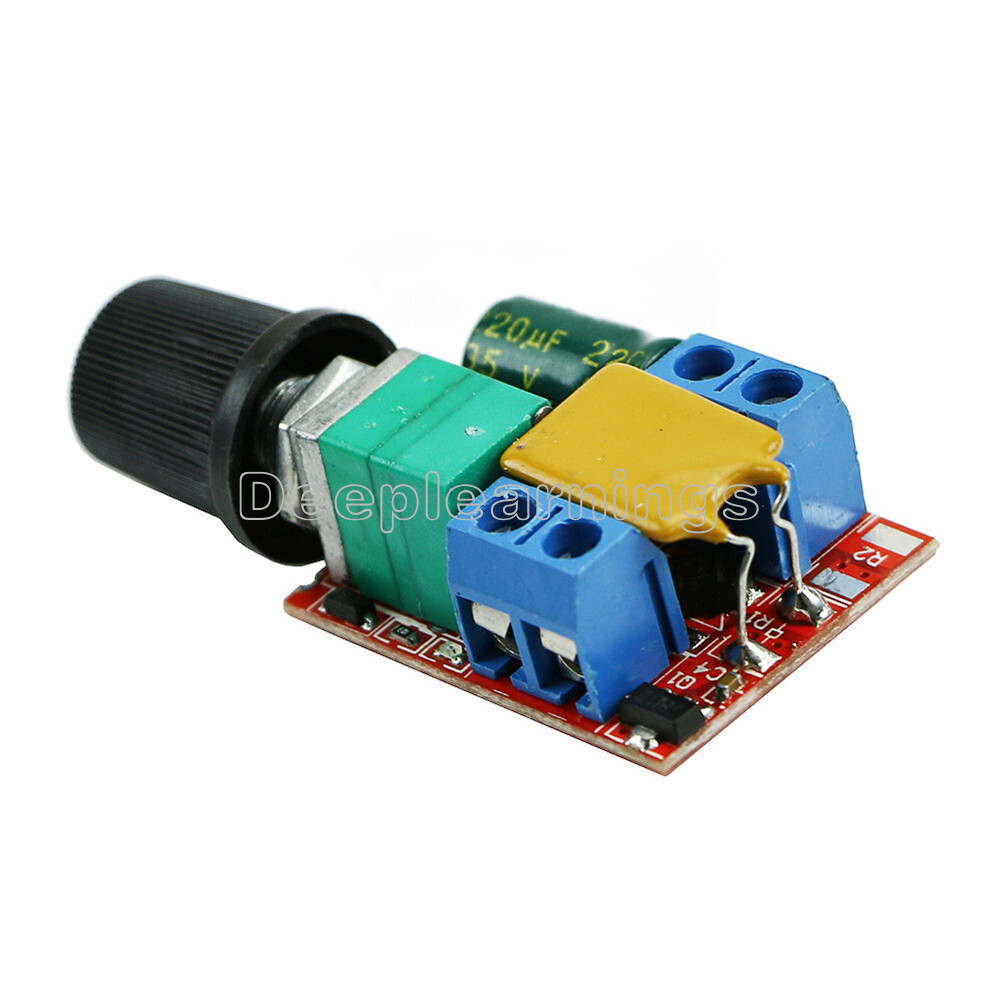 Mini DC 3V-35V 5A Motor PWM Speed Controller Speed Control Switch LED Dimmer NEW