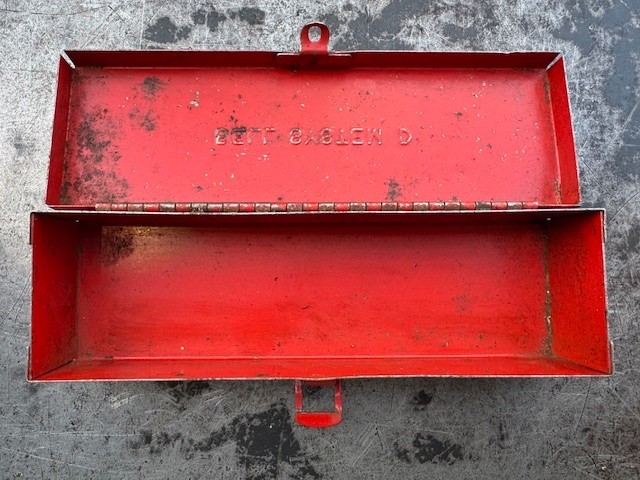 Vintage Bell System D Metal Socket Set Toolbox Box