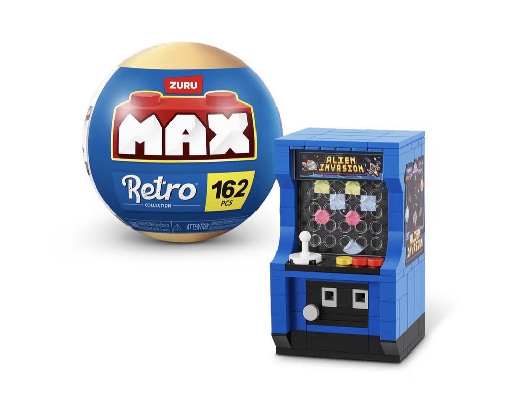 Zuru Max Retro Collection Building Bricks - Arcade Machine (162 pieces)