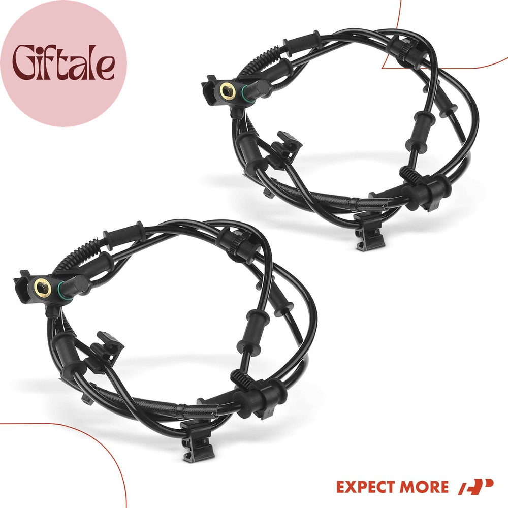 2PC Front ABS Wheel Speed Sensor Compatible with Ram 2500/3500 2014-2018, off Ro