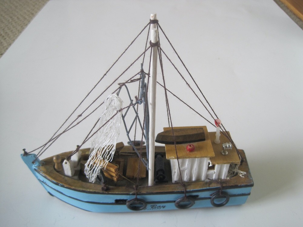 Coss Bay Oregon Wood Ship Figurine
