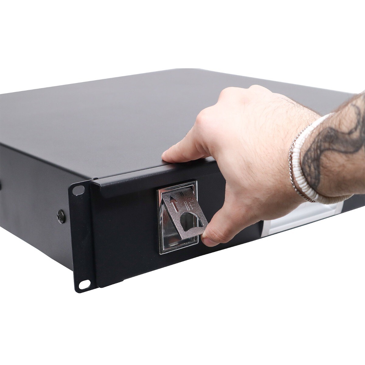 ProX T-2RD-18-WMF 2U Rack Space Drawer with Foam Fits (4) Microphones idjnow