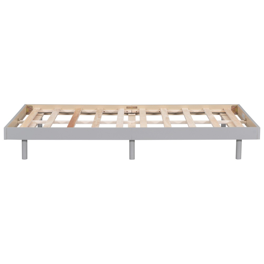 Modern Design Twin Size Floating Platform Bed Frame Durability Superior Quality