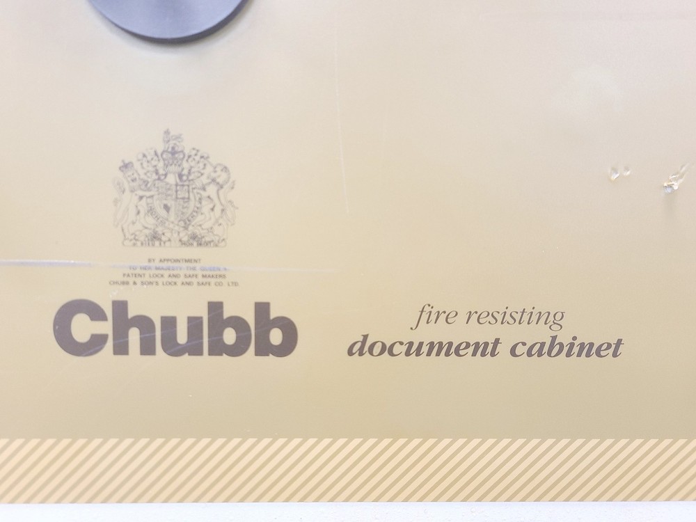 Chubb S 120 P Fire Resisting Document Cabinet Safe