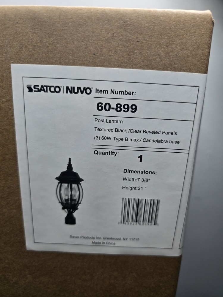 SATCO Central Park Post Lamp