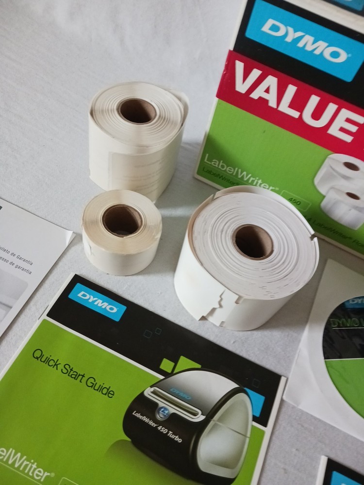 DYMO LabelWriter 450 Thermal Label Printer - TESTED - Complete in Box - Labels