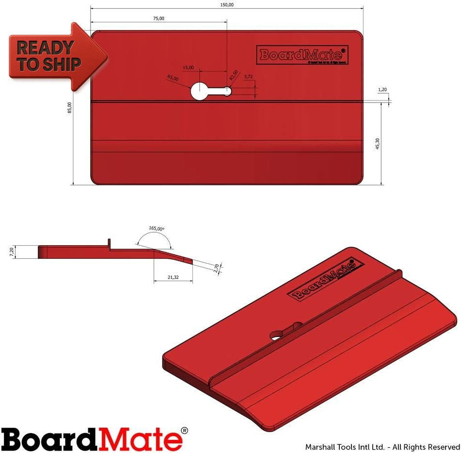 Boardmate - Drywall Fitting Tool, Supports the Board in Place While Installing
