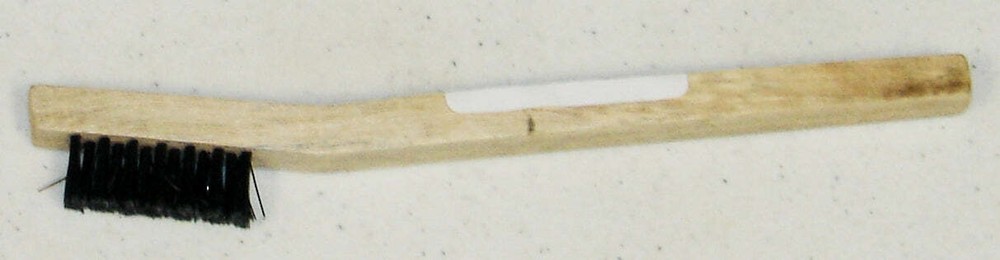 MBS Mini Wire Brush 3-Row Nylon