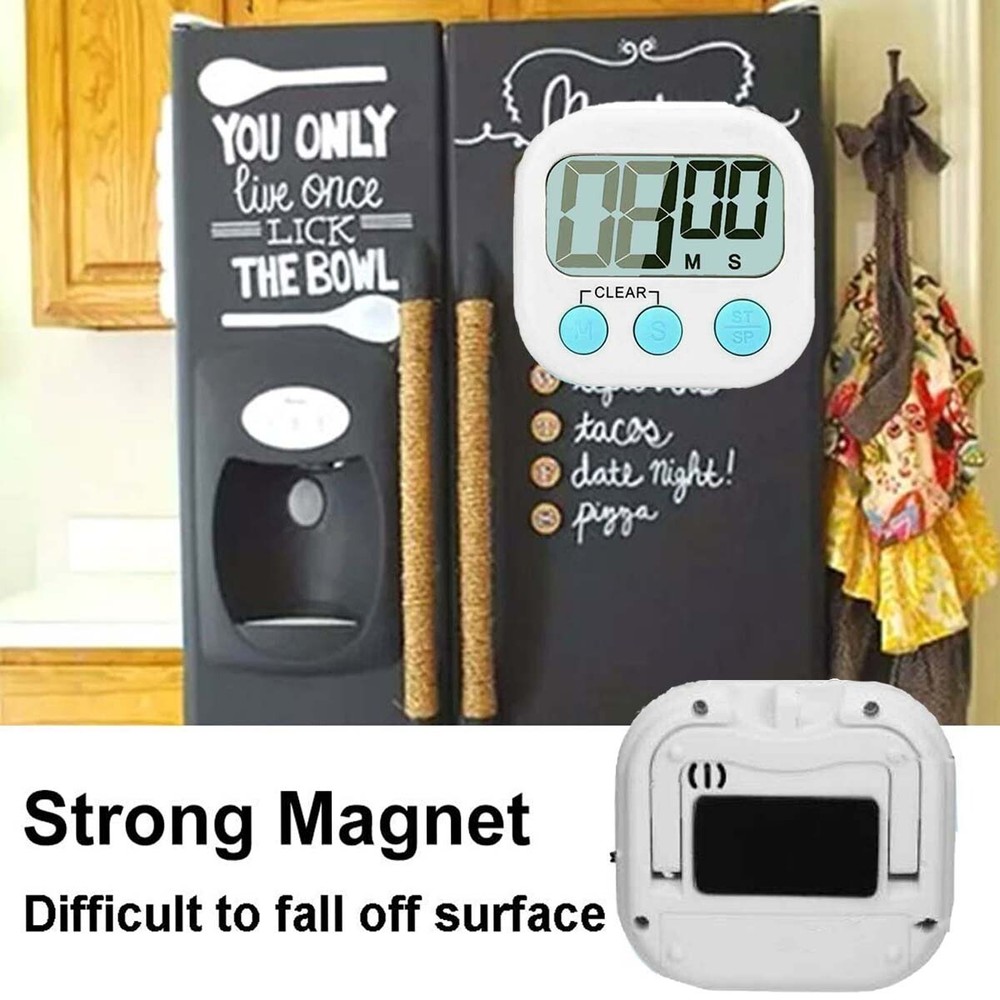 digital multi-function timer Extra loud Can be hung or erected Make timing Mini