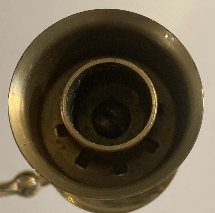 Vintage Solid Brass Wall Sconces Candle Holders 12”Pair Set