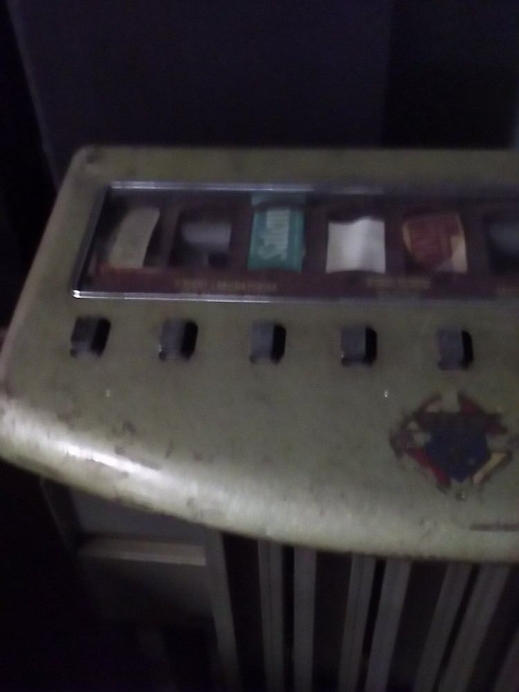 vintage cigarette vending machine