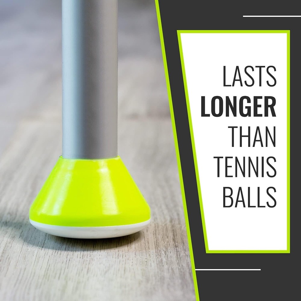 Durable Walker Caps for Rollators - Universal Fit, Easy Glide and Safe Mobility