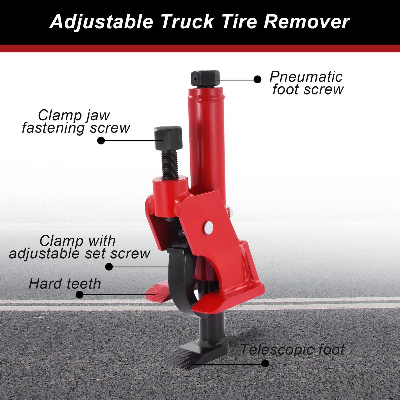 Manual Tire Bead Breaker Tool Tire Repair for 38"-42" Car Bus Truck ATV