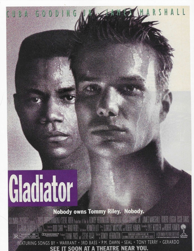 CUBA GOODING    GLADIATOR   ORIGINAL PRINT AD