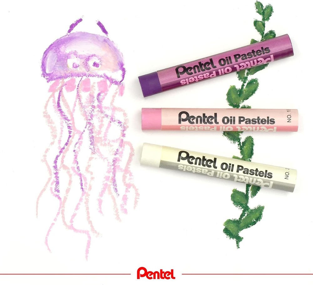50-Count Blendable Oil Pastel Set - Perfect for Creative Expression and Art