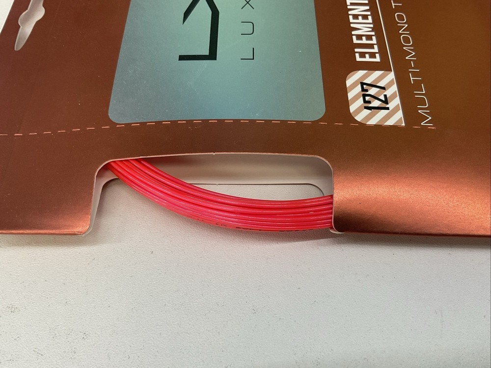 3 Pack Luxilon Element Self IR Multi-mono Technology 17g/1.27mm Coral String