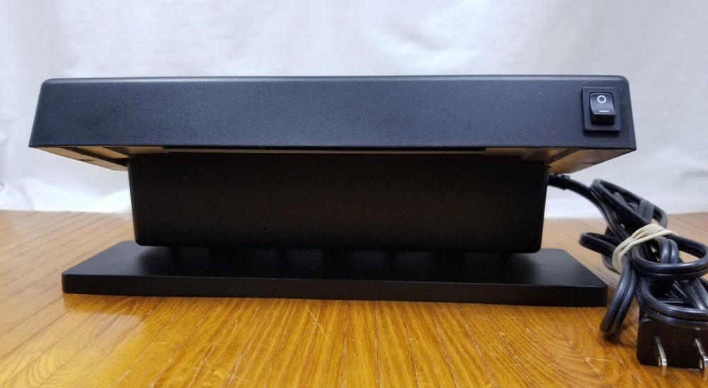 Portable Counterfeit Bill Detector Machine ID Watermark Microprint UV Tester